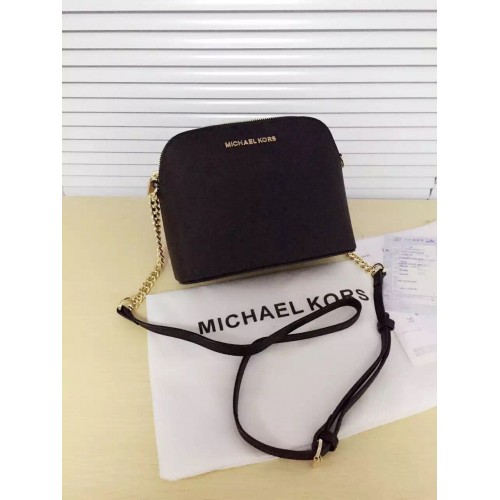 Michael Kors Original Saffiano Leather Top Handle Bag MK2608 Zwart