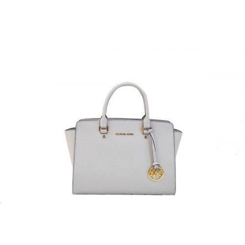 Michael Kors Selma Top-Zip Satchel Bag 1900 grijs