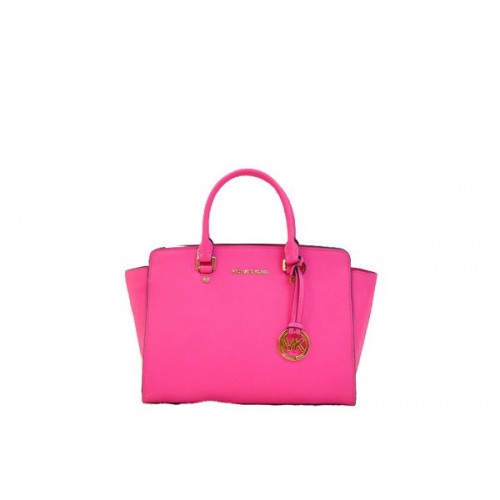 Michael Kors Selma Top-Zip Satchel Bag 1900 Rose
