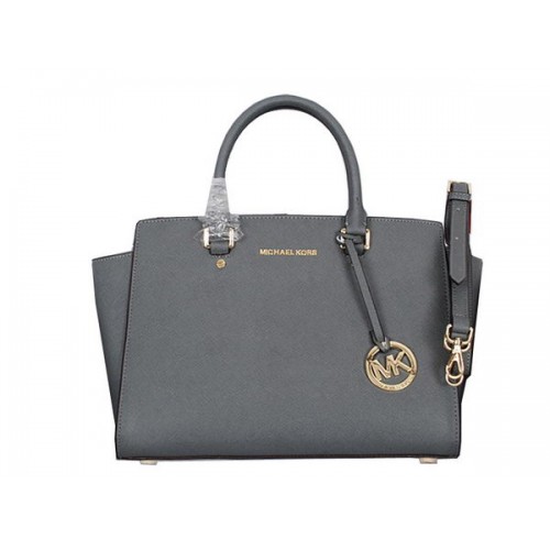 Michael Kors Selma Top-Zip Satchel Bag 8700 grijs