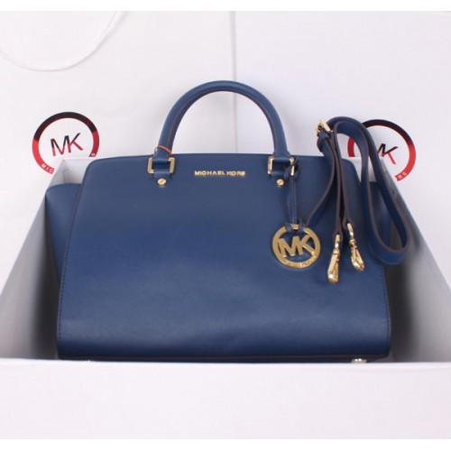 Michael Kors Selma Top-Zip Schooltas MK115 Blauw