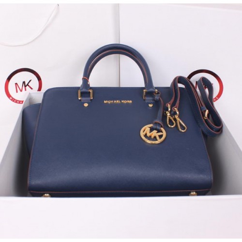 Michael Kors Selma Top-Zip Schooltas MK115 Royal Blue
