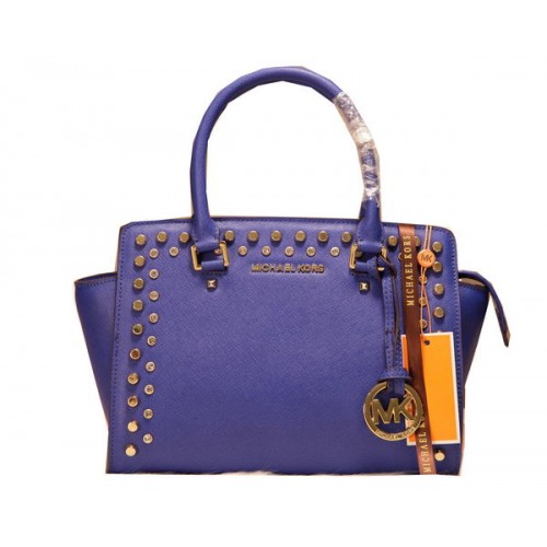Michael Kors Selma Top-Zip Schooltas MK1887 Blauw