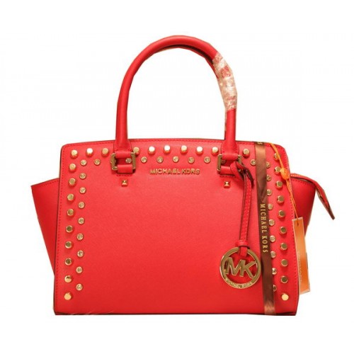 Michael Kors Selma Top-Zip Schooltas MK1887 Rood