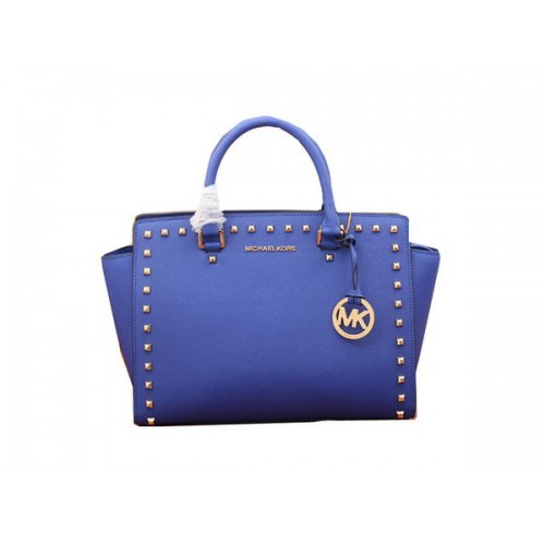 Michael Kors Selma Top-Zip Schooltas MK8002 Blauw