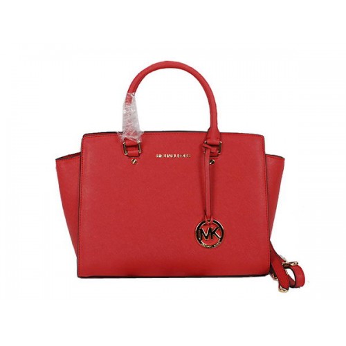 Michael Kors Selma Top-Zip Schooltas MK8700 Rood