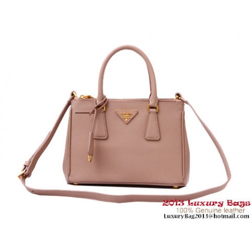 Nieuwe kleur Prada Saffiano kalfsleren kleine tas BN2316 roze
