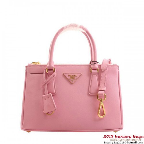 Prada BN2316 roze kleine tas van saffianokalfsleer