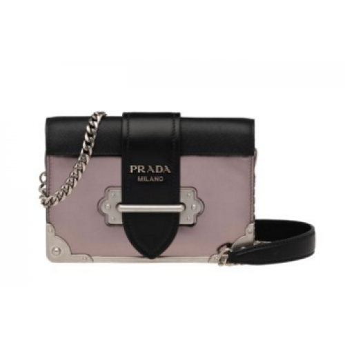 Prada Cahier kalfsleren tas 1BH018 roze