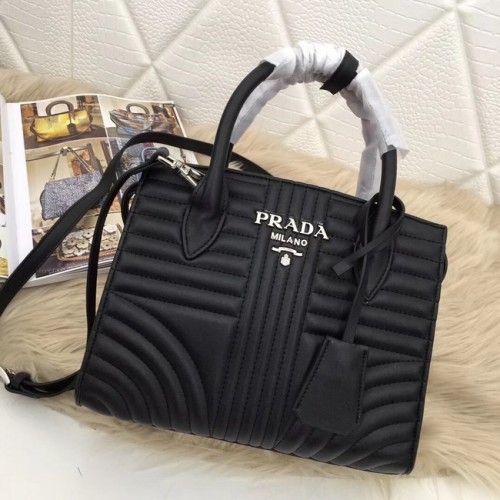 Prada Kalfsleren tas 1BA045 zwart