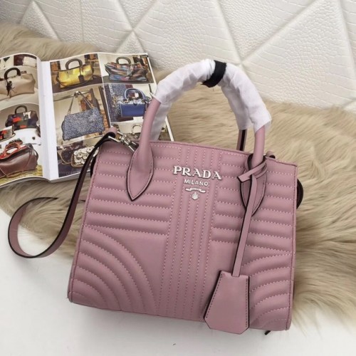 Prada Kalfsleren tas 1BA045 roze