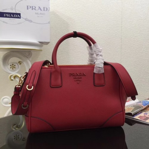 Prada Kalfsleren tas 1BA2019 rood