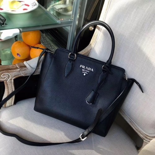 Prada Kalfsleren tas 1BH106 zwart