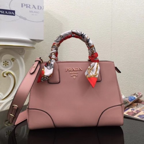 Prada Kalfsleren tas 2025 roze