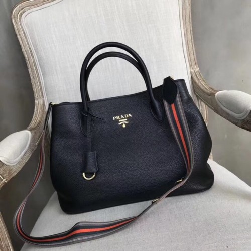 Prada Kalfsleren tas BN1579 zwart