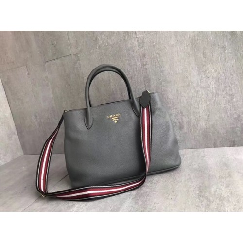 Prada Kalfsleren tas BN1579 grijs