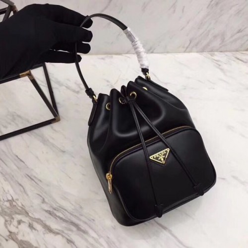 Prada Kalfsleren tas N1865 zwart