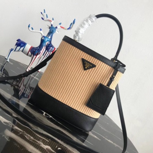 Prada Double Medium tas 1BA210 zwart