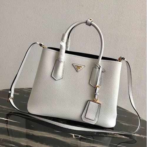 Prada Hertenleer tas 1BG008 1BG008 wit