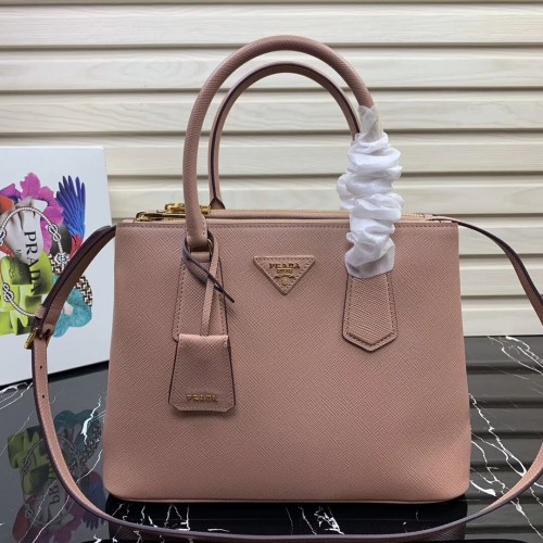 Prada Galleria Saffiano Leren Tas 1BA232 Roze
