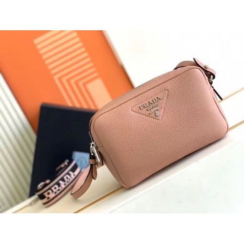 Prada Leren tas met schouderband 1DB820 roze