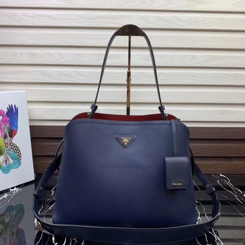 Prada Matinee handtas 1BA249 Blauw