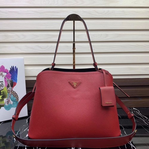 Prada Matinee handtas 1BA249 Rood