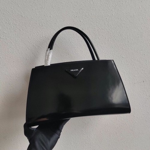 Prada Nappa Leren Prada Symbole tas 1BB327 zwart