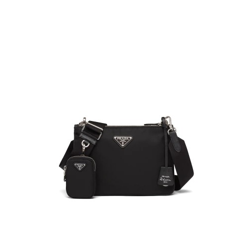 Prada Nylon Re-Edition 2000 schoudertas 1BH046 zwart