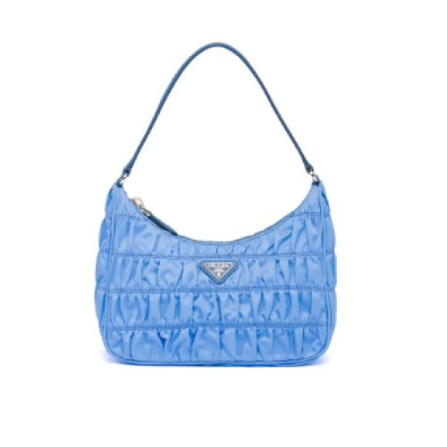 Prada minitas van nylon en saffianoleer 1NE204 blauw