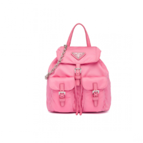 Prada Nylon mini rugzak 1BH029 roze