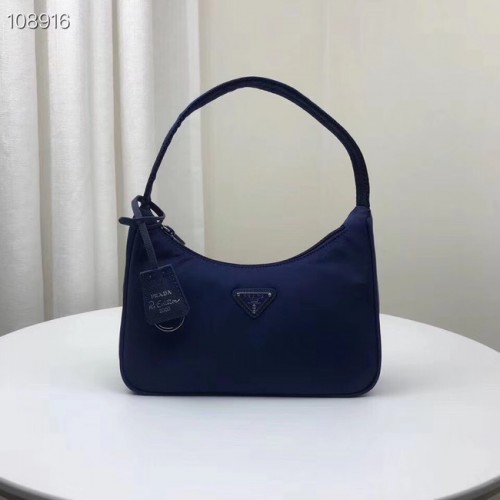 Prada Re-Edition 2000 nylon minitas 1NE515 blauw