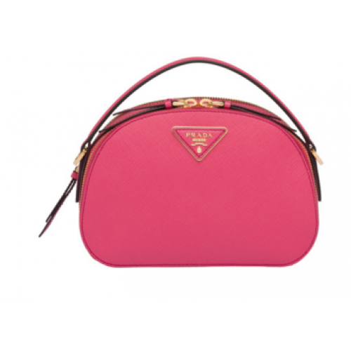 Prada Odette Saffiano leren tas 1BH123 roze