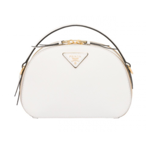 Prada Odette Saffiano leren tas 1BH123 wit