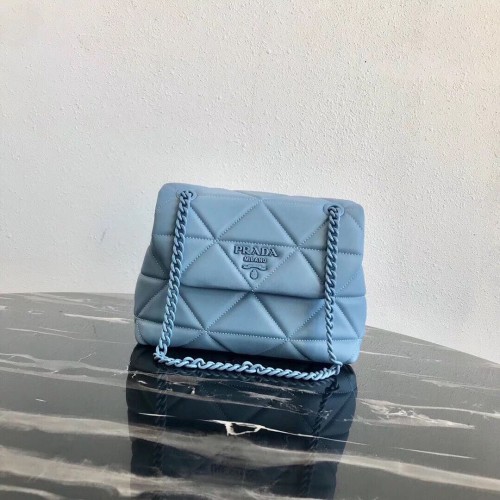 Kleine Prada Spectrum schoudertas 1BD233 Blauw