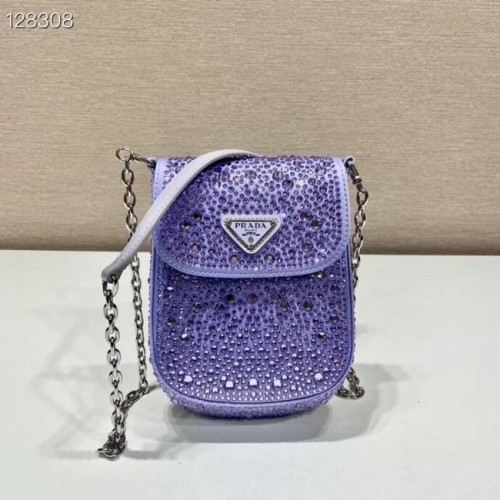 Prada Prada kristallen minitas 1BH185 paars