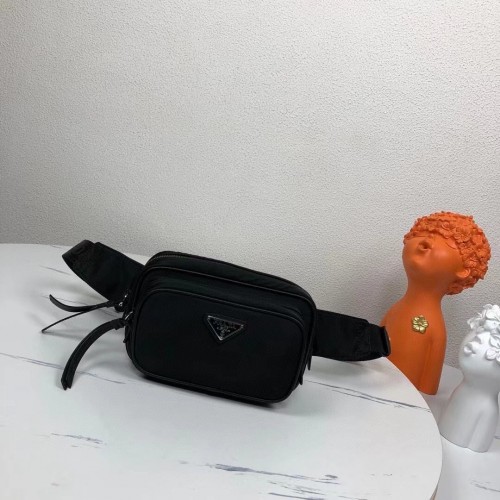 Prada Saffiano Heuptas 1BL010 Zwart