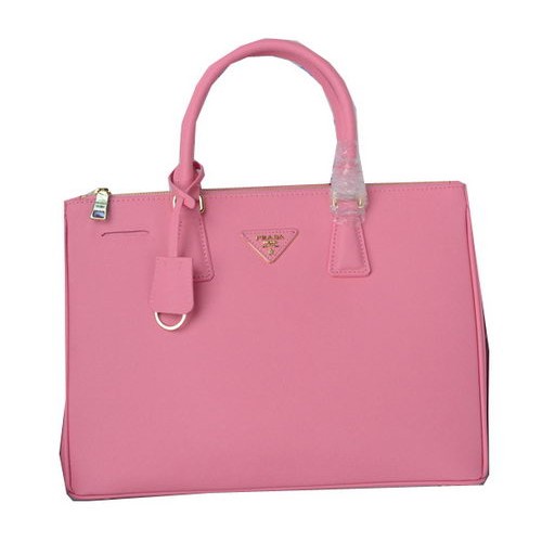 Prada Saffiano kalfsleren draagtas PBN1786 roze