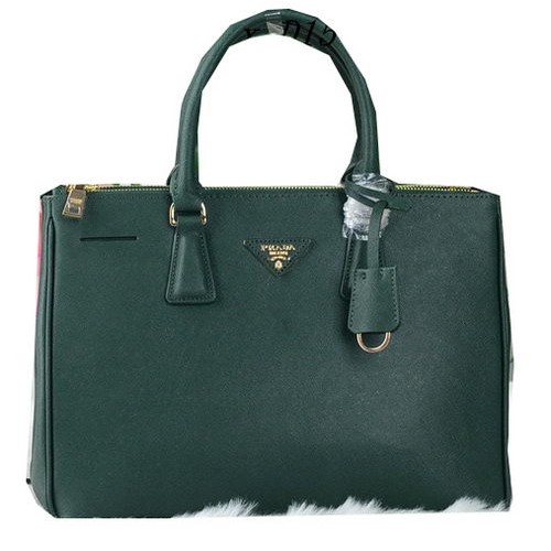 Prada Saffiano kalfsleren draagtas PBN2274 groen