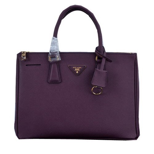 Prada Saffiano kalfsleren draagtas PBN2274 paars
