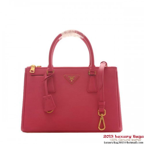 Prada draagtas van saffianoleer 30 cm BN1801 roze