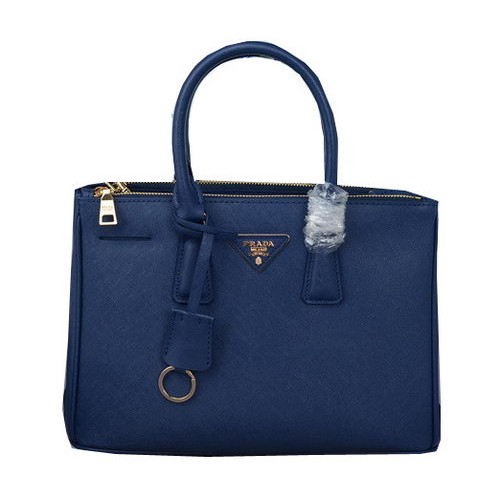 Prada Saffiano lederen draagtas PBN1801 Royal