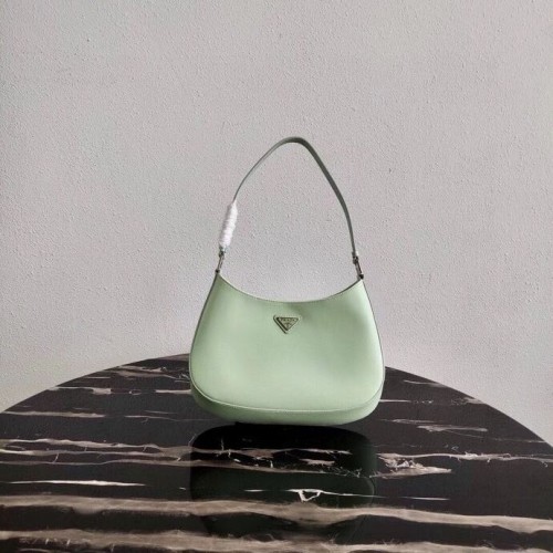 Prada Saffiano leren schoudertas 2BC499 groen