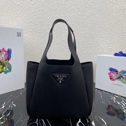 Prada Saffiano leren schoudertas 5588 zwart