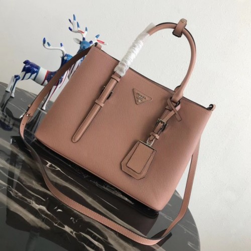 Prada Saffiano originele lederen draagtas BN2838 roze