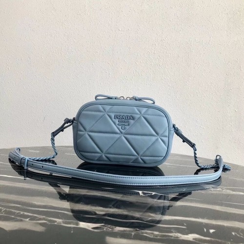 Prada Spectrum schoudertas 1BH141 lichtblauw