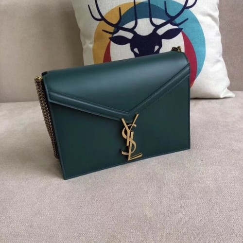 SAINT LAURENT Cassandra schoudertas 96156 groen