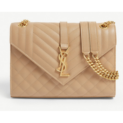 SAINT LAURENT Medium boekentas 487206 abrikoos