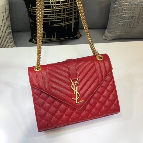 SAINT LAURENT Medium boekentas 487206 rood