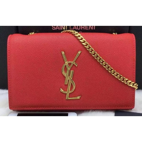 SAINT LAURENT Monogramme Cross-body Schoudertas 311218 Rood